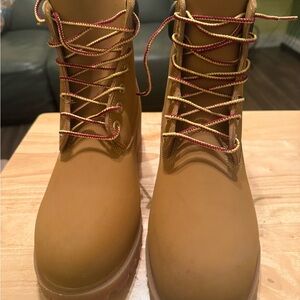 Men sTan Lace-Up Boots Timberland